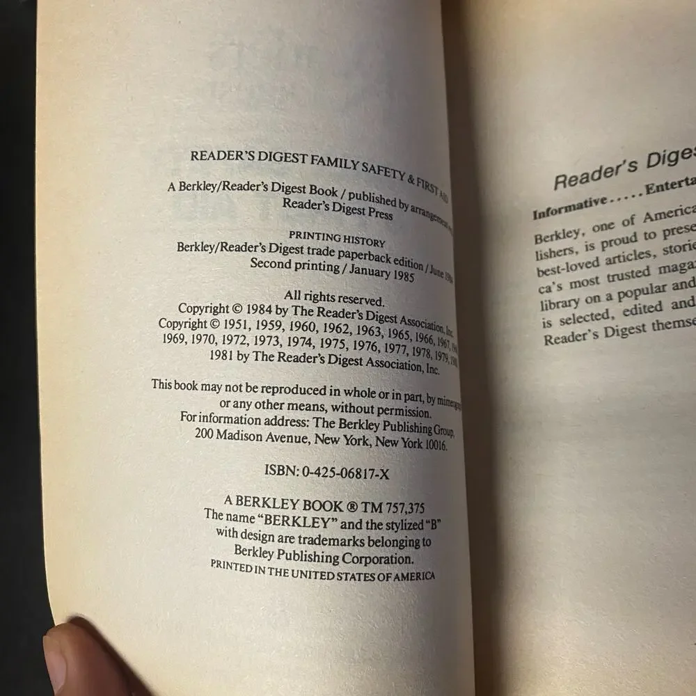Unbranded readers digest
